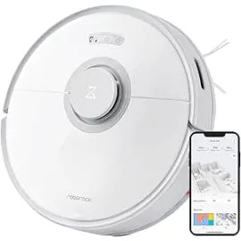 بوتسلاب مكنسة روبوت بنظام ملاحة بالليزر أبيض