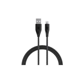 راف بور، كابل شحن نوع ايه الى لايتنينغ، 2 متر ، أسود