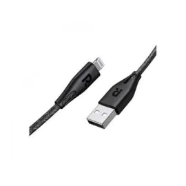 راف بور، كابل شحن نوع ايه الى لايتنينغ، 3 متر ، أسود