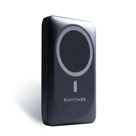 راف باور 10000 مللي أمبير ، بنك طاقة، لاسلكي مغناطيسي ، أسود