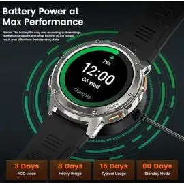 كوسبيت، ساعة ذكية، سلسلة تانك اتي 3، مكالمات، 47 مم، فضي