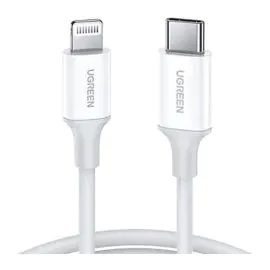 يوجرين، كابل شحن، نوع سي الي لايتننغ، ابيض