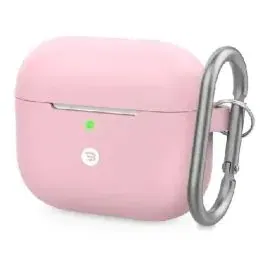 بايكرون , حافظة من السيليكون لسماعات Airpod Pro , وردي