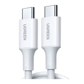 يوجرين , سلك شاحن يو اس بي – يو اس بي , بطول 1 متر , أبيض