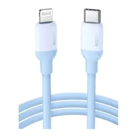 يوجرين , كابل USB-C إلى Lightning من السيليكون بطول 1 متر باللون ,أزرق