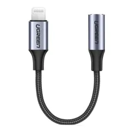 يوجرين , شاحن لايتنج 3.0 من الالمنيوم , أسود 