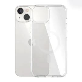 بانزرجلاس كفر حماية يدعم الشحن اللاسلكي لايفون 14 /6.1 شفاف