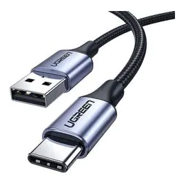 يوجرين، كابل شحن نوع سي الي يو اس بي، 3 متر، رمادي