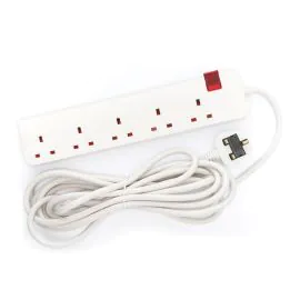 ليجراند، توصيلة كهرباء، 5 منافذ، 3 متر، أبيض