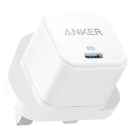 أنكر باوربورت III PD شاحن حائط مكعب 20 وات أبيض