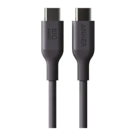 أنكر 544 كابل USB-C إلى USB-C بقدرة 140 وات، 3 أقدام أسود