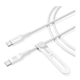 أنكر 542 كابل USB-C إلى USB-C بقدرة 140 وات، 6 أقدام أبيض