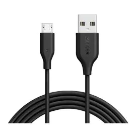 سلك شاحن انكر باورلاين ميكرو يو اس بي 1.8 م اسود