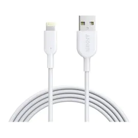 أنكر , باورلاين مع موصل لايتنينج 6 أقدام ,أبيض