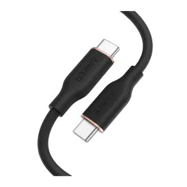 سلك شاحن انكر باورلاين فلو الجيل الثالث من USB-C إلى USB-C بطول 1.8 م - أسود