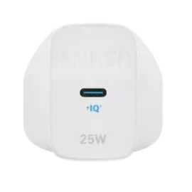 شاحن جداري أنكر 312، 25 واط، منفذ USB-C، أبيض - A2642K21