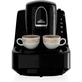 ماكينة القهوة التركية ARZUM OKKA،  بسعة 3 لتر، بقدرة 710 واط، أسود/كروم - OK0040-20