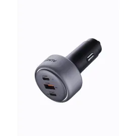 شاحن سيارة اوكي باثفيندر مكس 3، قدرة 100 واط، USB-C و USB-A، رمادي - CC-P3-GY