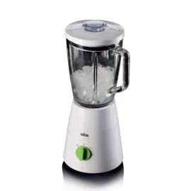 خلاط براون 500 واط 1.75 لتر زجاج أبيض BRJB0153WH