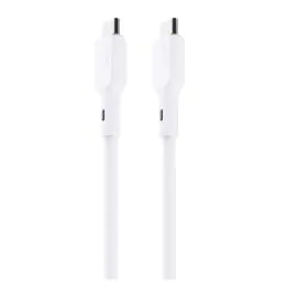 اوكي، كابل نوع سي إلى نوع سي، سيليكون، 1.8 متر، 140 وات، أبيض