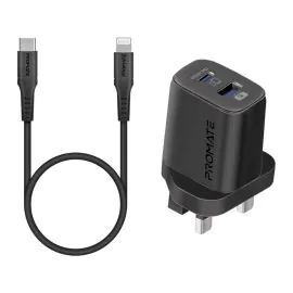 بروميت محول شحن GaN Fast™ لتوصيل الطاقة بقدرة 33 واط، أبيض