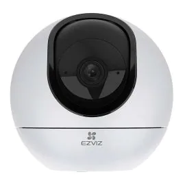 ايزفيز، كاميرا داخلية ذكية سي 6، بجودة 2 كي، ذكاء اصطناعي لتحديد الانسان و الحيوان، وايفاي، 360 درجة، ابيض