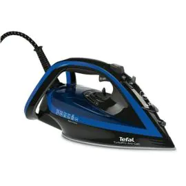 كاوية بخار تيفال 2600 واط 300 مل اسود * ازرق FV5648M0