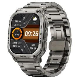 كوسبيت، ساعة ام 3 الذكية، اصدار خاص، 49 مم، مكالمات بلوتوث، فضي