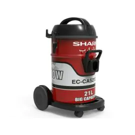 مكنسة شارب برميل 2100 واط 21 لتر أحمر EC-CAS2121-Z