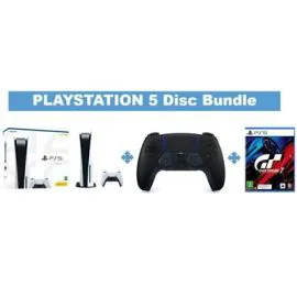 بلاي ستيشن 5 Disc with Dualsense Black , Gran Turismo موديل CFI-1116A-DS/B-GT7
