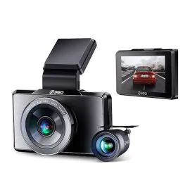 بوتسلاب، كاميرا امامية للسيارات داش جي 500 اتش، 1440 بيكسل رباعية الوضوح، اسود