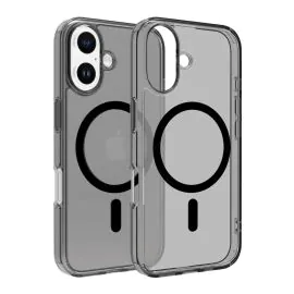 ديفايسد، غطاء ماج سيف ايفون 16 سموك، اسود 