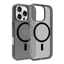 ديفايسد، غطاء ماج سيف ايفون 16 برو سموك، اسود 