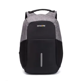 داتا زون حقيبة كمبيوتر محمول للأعمال ضد السرقة رمادي  مقاوم للماء