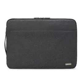 داتا زون حقيبة حماية للكمبيوتر المحمول بجيب جانبي كبير مقاس 15.6 بوصة رمادي