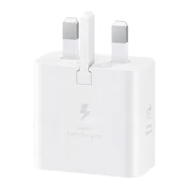 سامسونج، محول السفر نوع سي ، 25 واط، أبيض