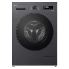 غسالة إل جي تحميل أمامي  إنفرتر،مع نشافة 5 كجم، 9 كجم، 9 برامج، أسود - WSF0905MB