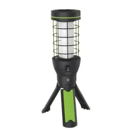 جوي، مصباح مع شعلة فانوس تخييم، أسود