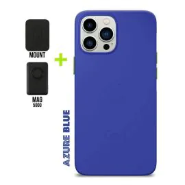 قوي , كفر مغناطيسي لهاتف ايفون 14 , مقاس 6.1 بوصة ,  أزرق 