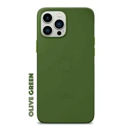 قوي , كفر مغناطيسي لهاتف ايفون 14 برو  , مقاس 6.1 بوصة ,  أخضر 