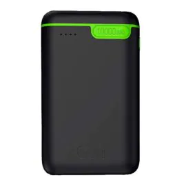 قوي , بطارية متنقلة كيجو بسعة 10,000 مللي أمبير في الساعة,أسود