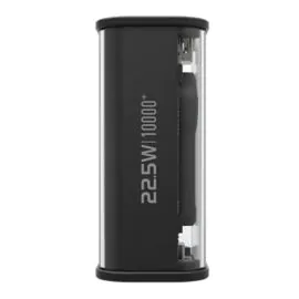 قوي , بطارية متنقلة نانو 10 برو رقمي بسعة 20000 مللي أمبير في الساعة , شحن سريع , شفاف 