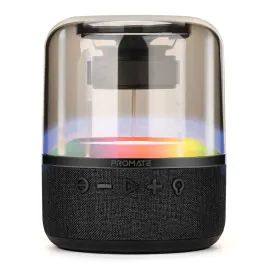 بروميت LumiSound® مكبر صوت محيطي 360 درجة 10 واط، أسود