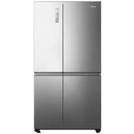 ثلاجة هايسنس جنبًا إلى جنب، سعة 22.5 قدم مكعب، ستيل - RS86W2NSQ