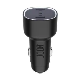 شاحن سيارة جودا، يو إس بي-سي، منفذين، 60 واط ، أسود - CC004ABUN1