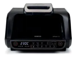 قلاية كينوود جريل، قلاية رقمية هوائية مع شواية 2 في 1، 8 لتر، 1700 واط، أسود - OWGHF40.000BK