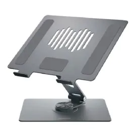 موماكس , حامل كمبيوتر لوحي وكمبيوتر محمول قابل للدوران 360 درجة، رمادي