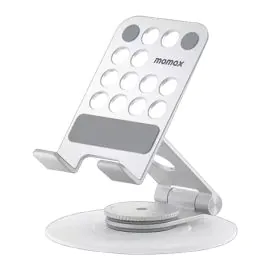 موماكس , حامل هاتف القابل للطي ميلا قابل للدوران , فضي