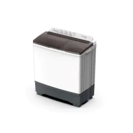 غسالة كليفناتور حوضين 8 ك ابيض KTTW08D