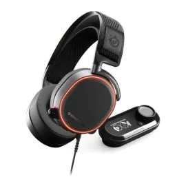 ستيل سيريس، سماعة رأس أركتيس برو + جيم داك سلكية، HS 61453، أسود